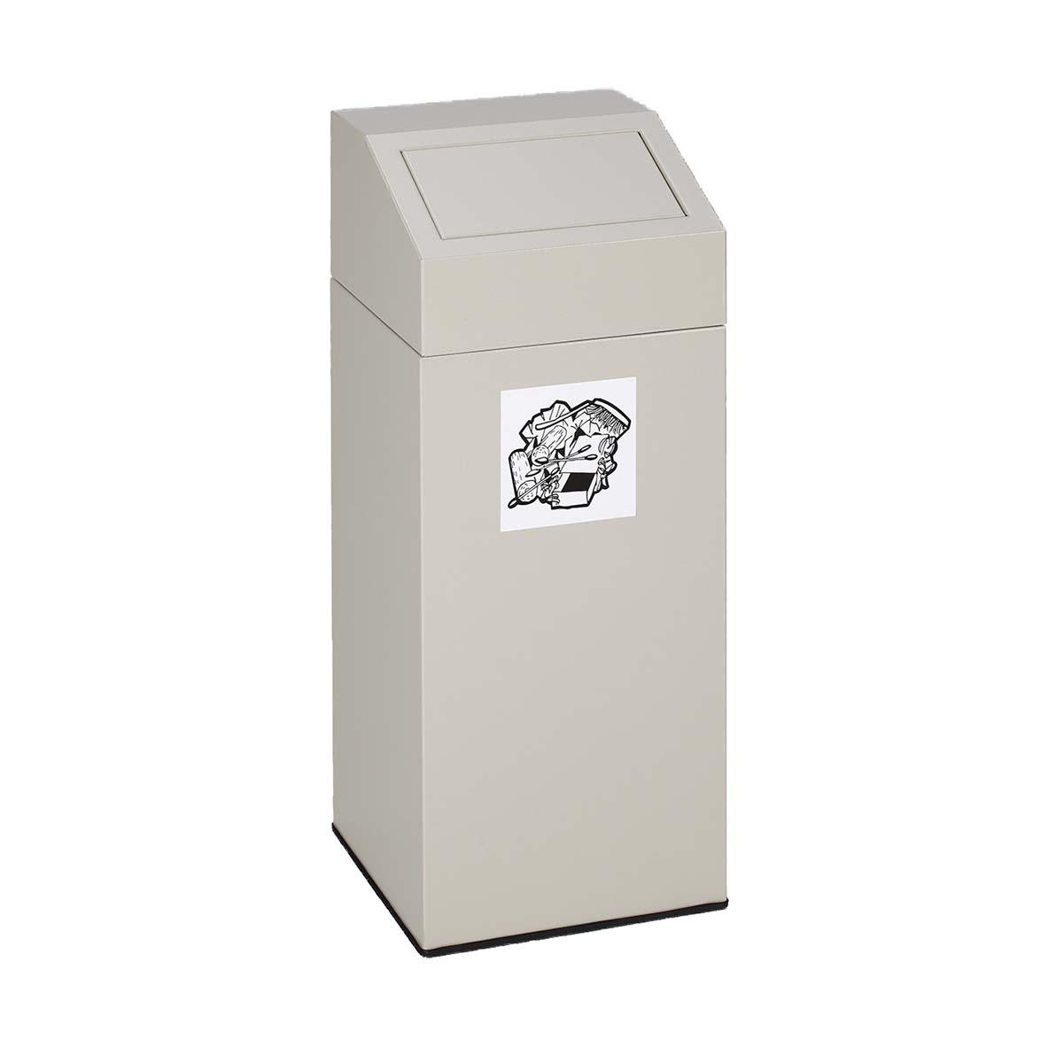 Wertstoffsammler aus Stahl, Volumen 82 l, selbstlöschend, GS-geprüft Wertstoffsammler Produktbild Wertstoffsammler aus Stahl, Volumen 82 l, selbstlöschend, GS-geprüft