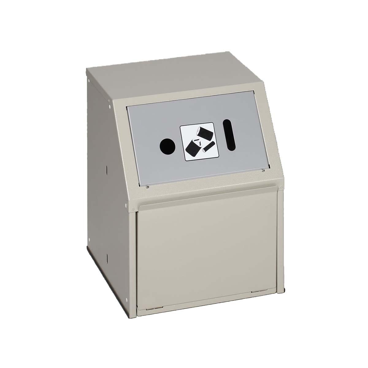 Wertstoffsammelbehälter aus Stahl, Volumen 2 x 11 l, GS-geprüft, für Batterien Wertstoffsammler Produktbild Wertstoffsammelbehälter aus Stahl, Volumen 2 x 11 l, GS-geprüft, für Batterien