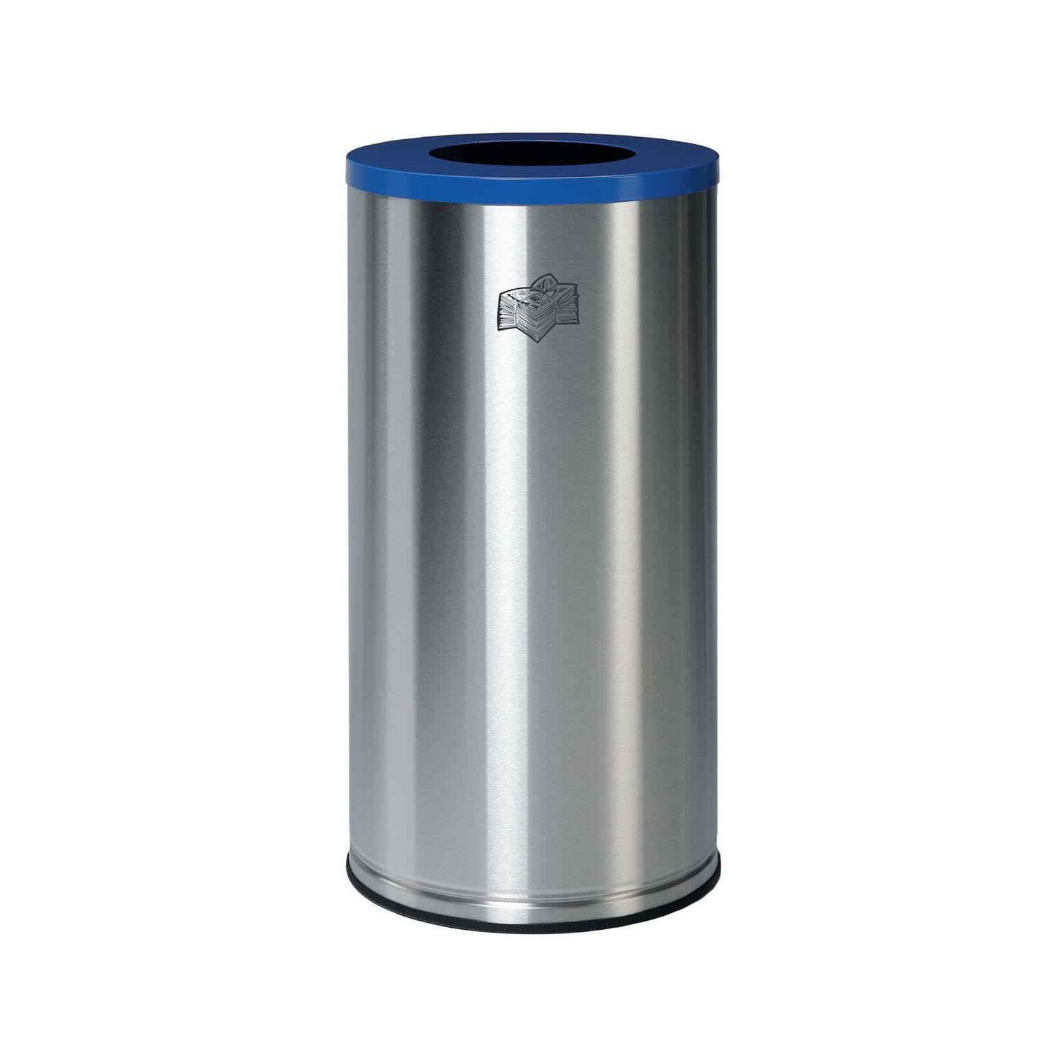 Wertstoffsammelbehälter aus Edelstahl, Volumen 70 l, abnehmbarer Deckel Wertstoffsammler Produktbild Wertstoffsammelbehälter aus Edelstahl, Volumen 70 l, abnehmbarer Deckel