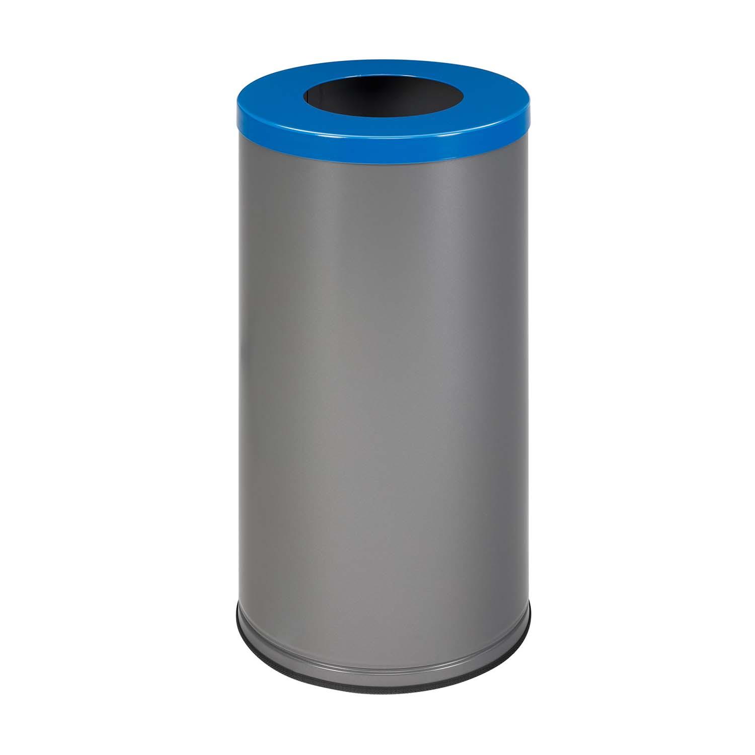 Wertstoffsammelbehälter aus Stahl, Volumen 70 l, abnehmbarer Deckel Wertstoffsammler Produktbild Wertstoffsammelbehälter aus Stahl, Volumen 70 l, abnehmbarer Deckel