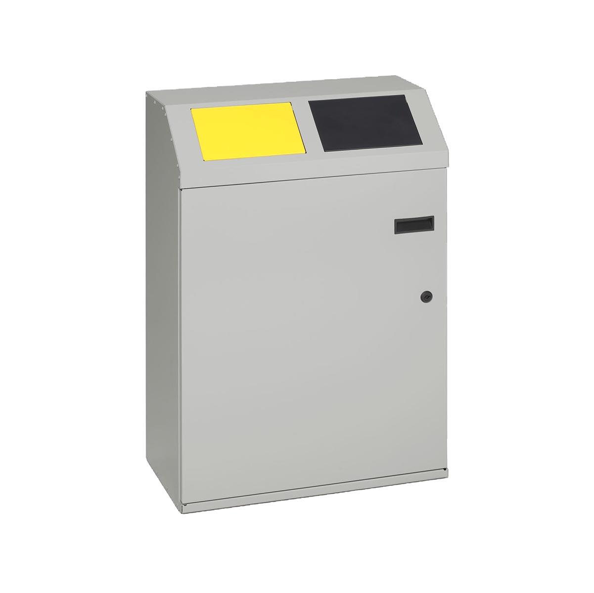 Wertstoffsortierstation, Volumen 2 x 48 l, GS-geprüft Wertstoffsammler Produktbild Wertstoffsortierstation, Volumen 2 x 48 l, GS-geprüft