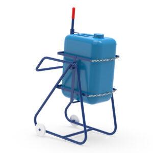 Fasskipper für 50/60 l Fässer mit Hebelstange Fasskipper Produktbild Ballonkipper für 60 l Ballons, fahrbar