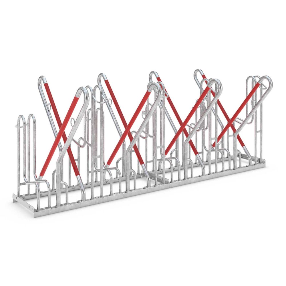 Anlehnparker 4500 XBF, doppelseitig, ADFC-empfohlen Fahrrad-Anlehnparker Produktbild Anlehnparker 4500 XBF, doppelseitig