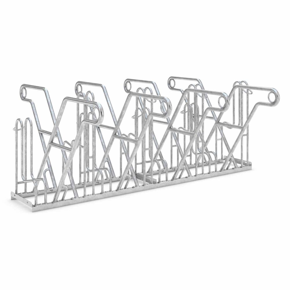 Anlehnparker 4600 XBF, doppelseitig, ADFC-empfohlen Fahrrad-Anlehnparker Produktbild Anlehnparker 4600 XBF, doppelseitig