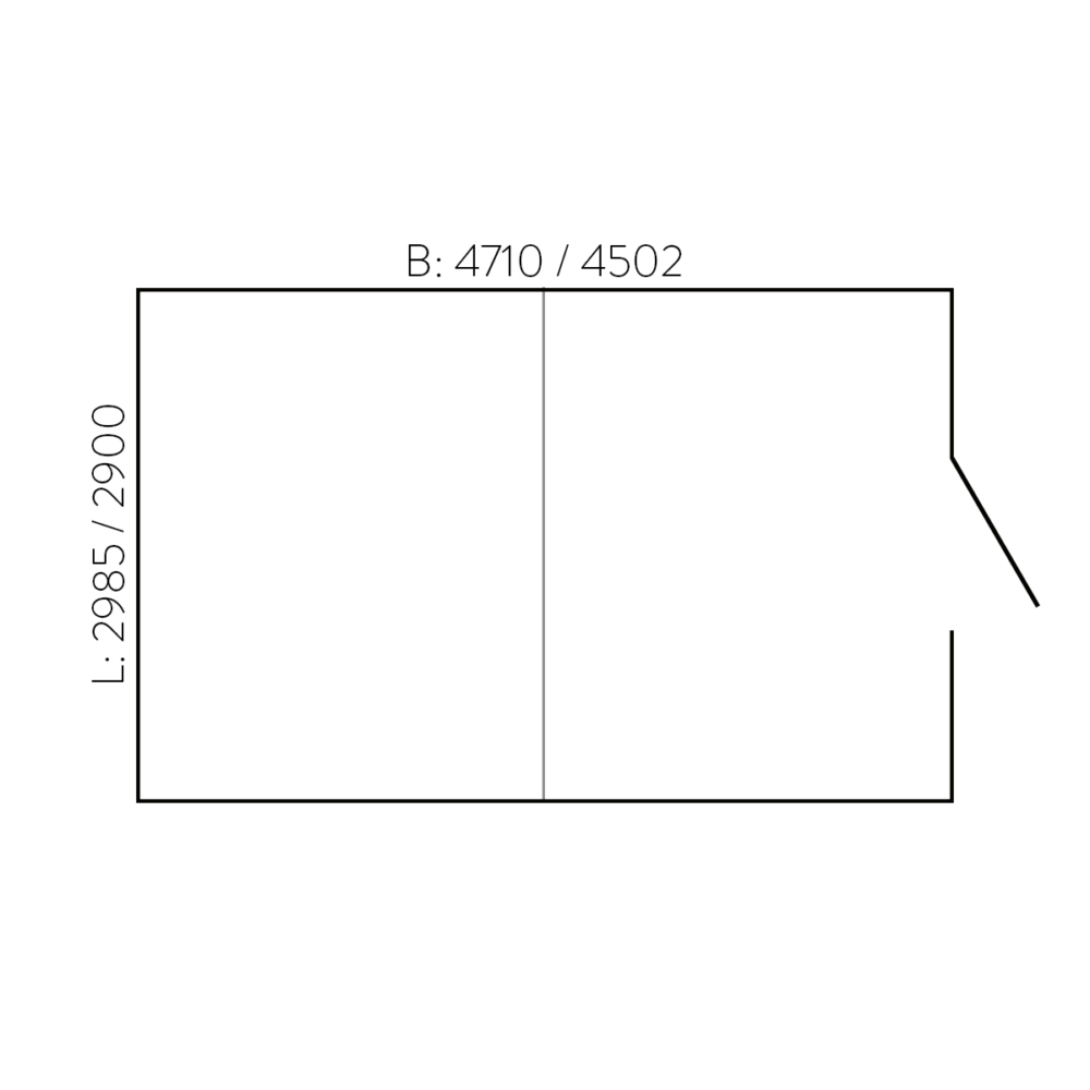 Gefahrstoffcontainer SMCE32, Auffangvolumen 2 x 1000 l, natürlich belüftet