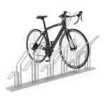 P 572-6R H-T Fahrrad-Reihenständer, Einstellung hochtief, einseitig