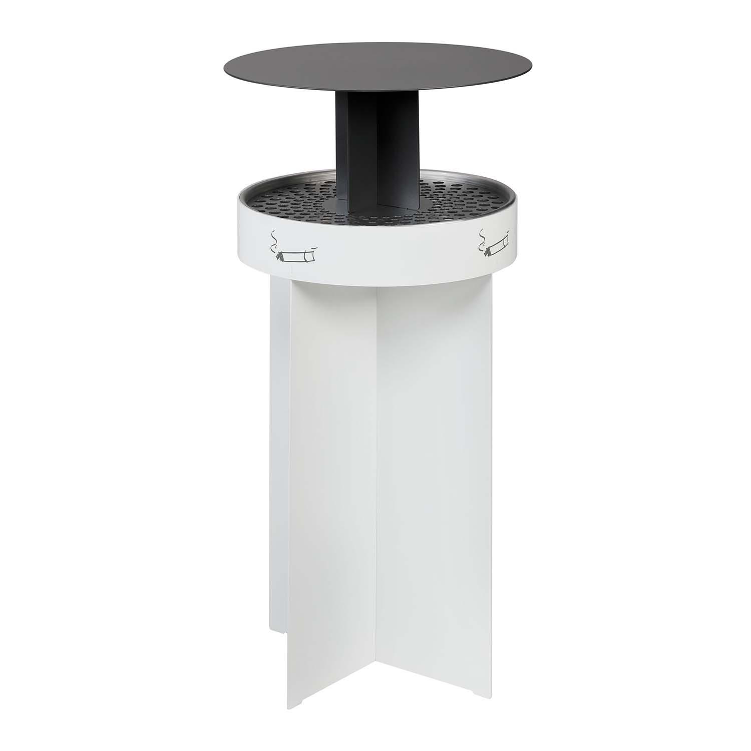 Standascher aus Stahl Ø 440, für Außenbereiche