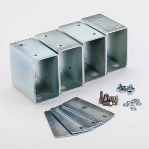 Einlegeboden für Lithium-Akku-Schrank FMplus S Lithium-Ionen-Akku-Schränke zur Lagerung Produktbild Stapelfüße, Set (nur für Schrankgröße 8/5) für Lithium-Akku-Schrank