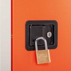 Einlegeboden für Lithium-Akku-Schrank FMplus S Lithium-Ionen-Akku-Schränke zur Lagerung Produktbild Vorhängeschloss mit Profilhalbzylinder NP 30x10 mm für Lithium-Akku-Schrank FMplus, schließanlagenfähig