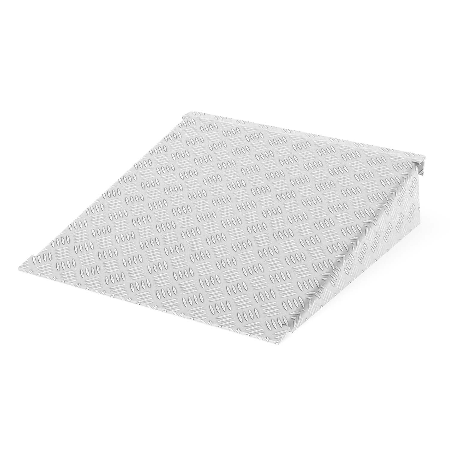 Auffahrrampe für Bodenauffangwannen mit Bauhöhe 123 mm, 500 x 550 mm