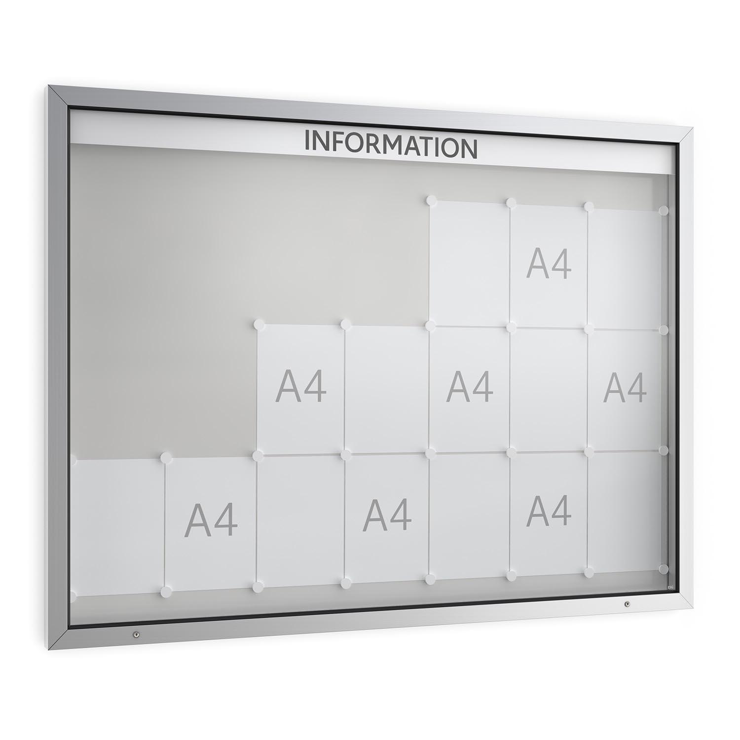 Schaukasten BASICline aus Aluminium, regendicht