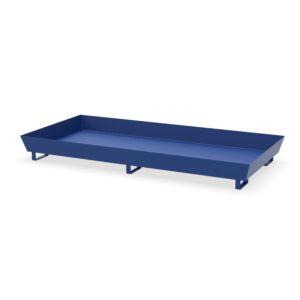 Bodenwanne Auffangwanne aus Stahl für Gefahrstoffregale, ohne Gitterrost, Feldweite 2700 mm, Auffangvolumen 480 l Bodenwanne Auffangwanne aus Stahl für Gefahrstoffregale, ohne Gitterrost, Feldweite 2700 mm, Auffangvolumen 480 l