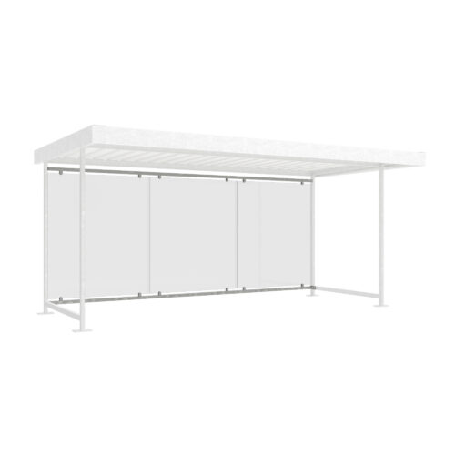 D 582 Fahrradüberdachung, Rückwand