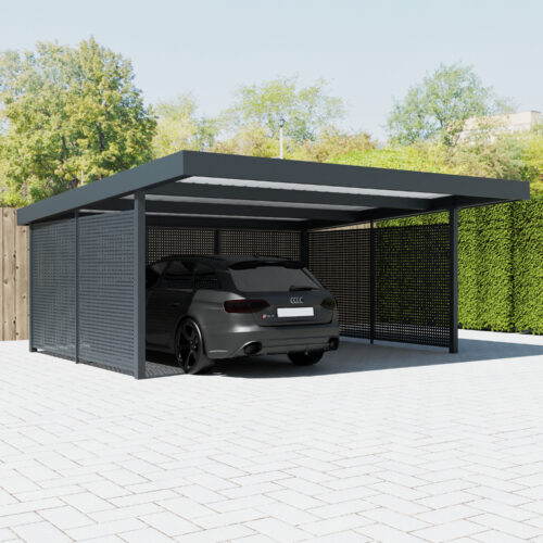 D 583 Carport aus Stahl