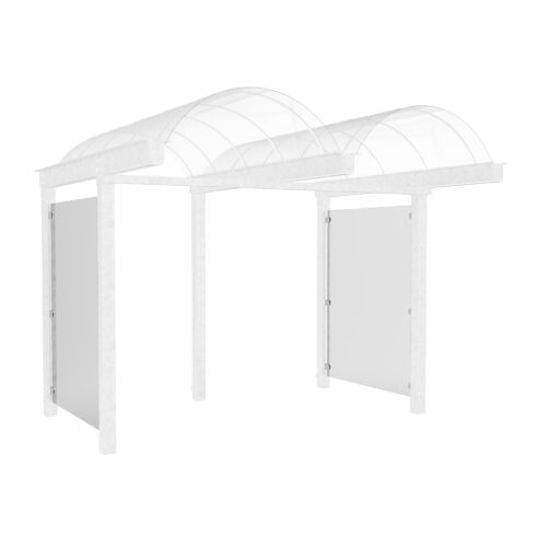 D 589 Wartehalle, Seitenwand (Dachtiefe 2,70 m)