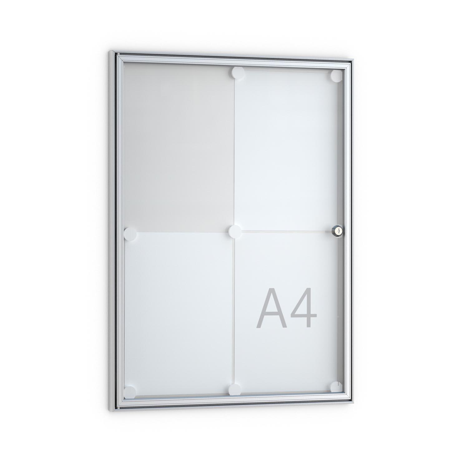 Schaukasten ECOsharp aus Aluminium, extraflach