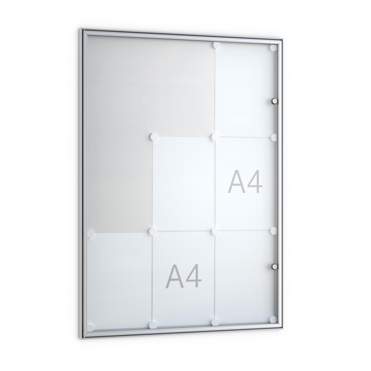 Schaukasten ECOsharp aus Aluminium, extraflach