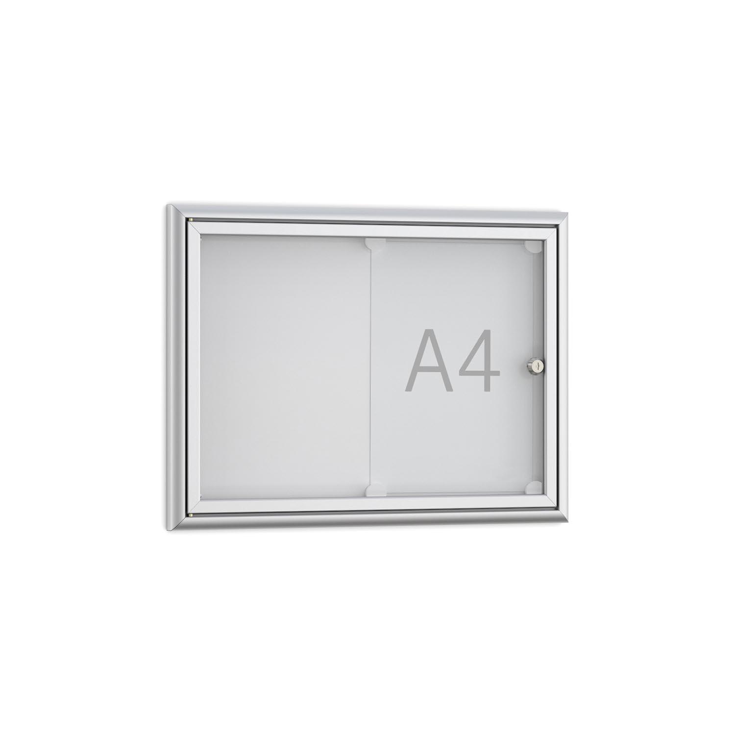 Schaukasten ECOsoft aus Aluminium mit Drehflügeltür