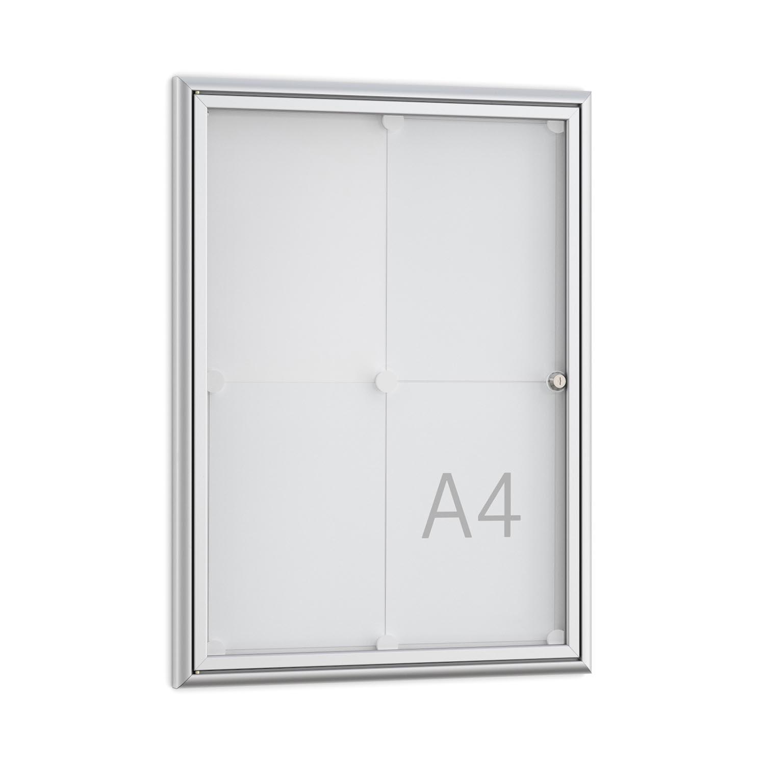 Schaukasten ECOsoft aus Aluminium mit Drehflügeltür