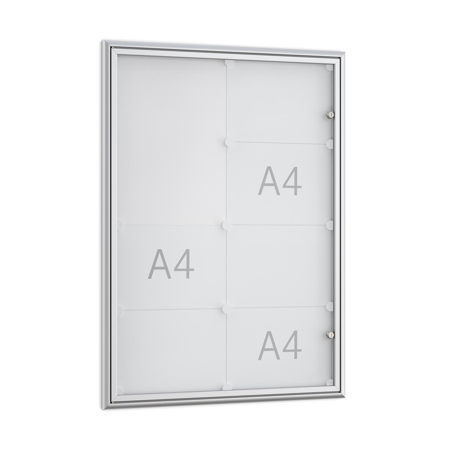 Schaukasten ECOsoft aus Aluminium mit Drehflügeltür