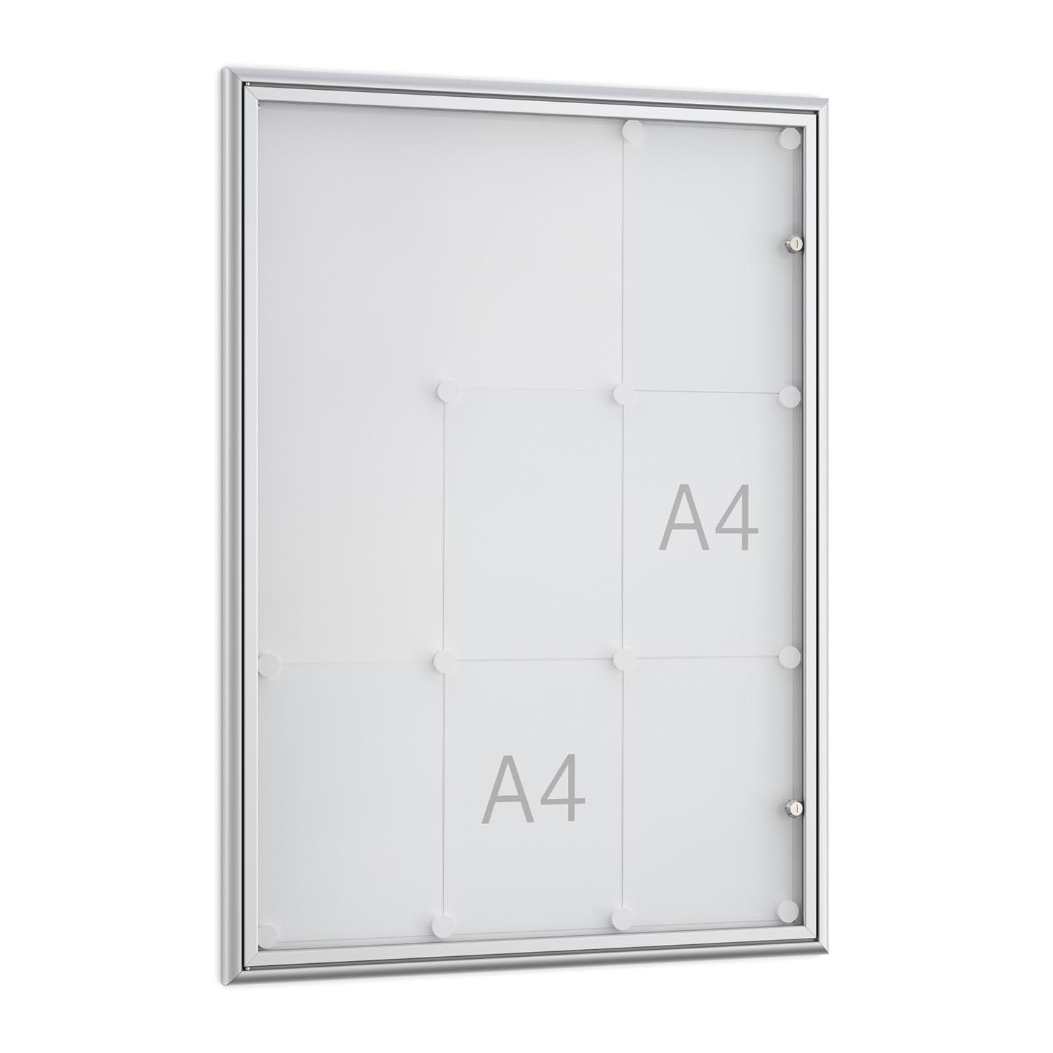 Schaukasten ECOsoft aus Aluminium mit Drehflügeltür