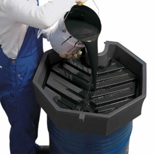 Einfülltrichter mit Sieb aus Polyethylen (PE) Einfülltrichter mit Sieb aus Polyethylen (PE)