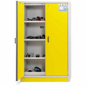 Einlegeboden für Lithium-Akku-Schrank FMplus S Lithium-Ionen-Akku-Schränke zur Lagerung Produktbild F90 Sicherheitsschrank für Lithium-Akkus, 4 Lagerebenen, Breite 1200 mm, Höhe 1960 mm