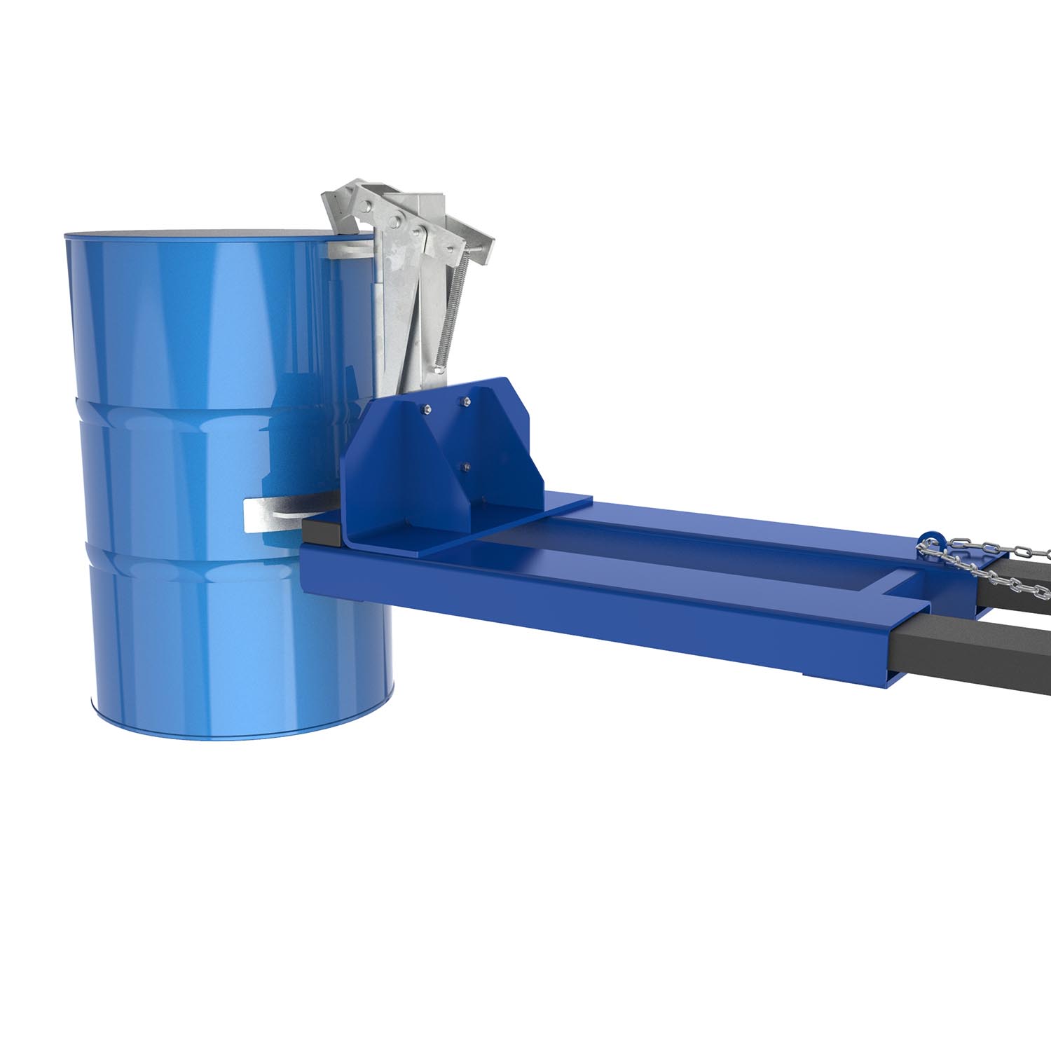 GREIFFIX-Fassgreifer für die 1-Fassaufnahme von 200 l Fässern, Stapleranbaugerät