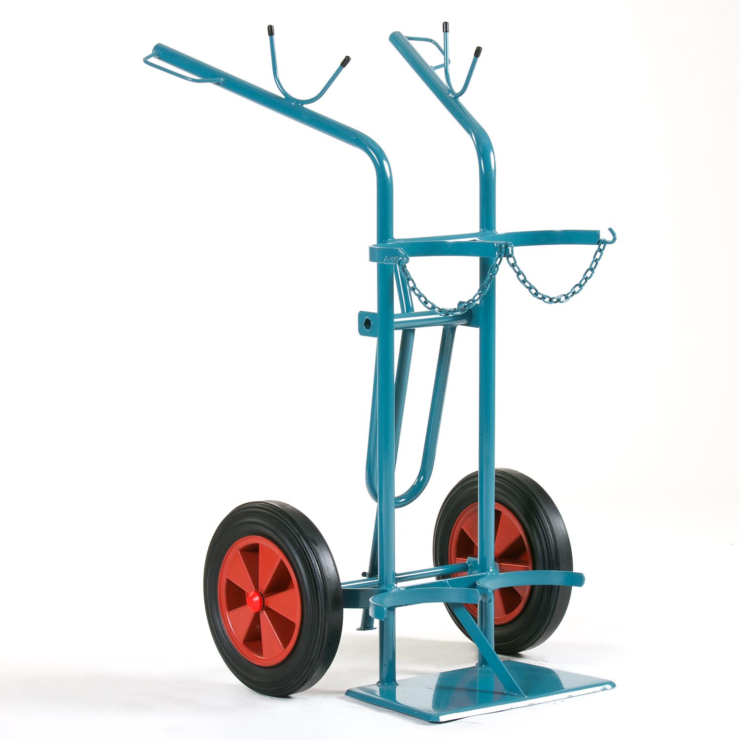 Gasflaschenwagen für 2 x 50 l Gasflaschen mit Stützfuß