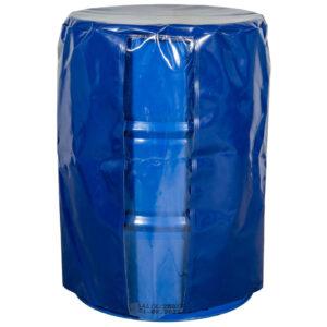 Heizelement für IBC-Container (0 – 90 °C), für das Containerinnere Fassheizungen und Heizmäntel Produktbild Schutzabdeckung aus PVC für 200 l Fässer, wasserdicht, mit Sichtfenster