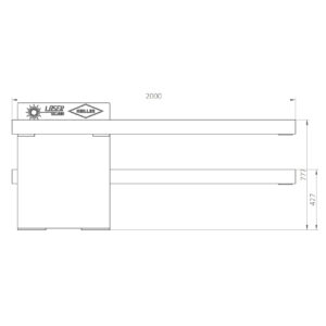 FOREST Tisch-Bank-Kombination mit Gestell aus verzinktem Stahl und Holzauflagen FOREST Tisch-Bank-Kombination mit Gestell aus verzinktem Stahl und Holzauflagen