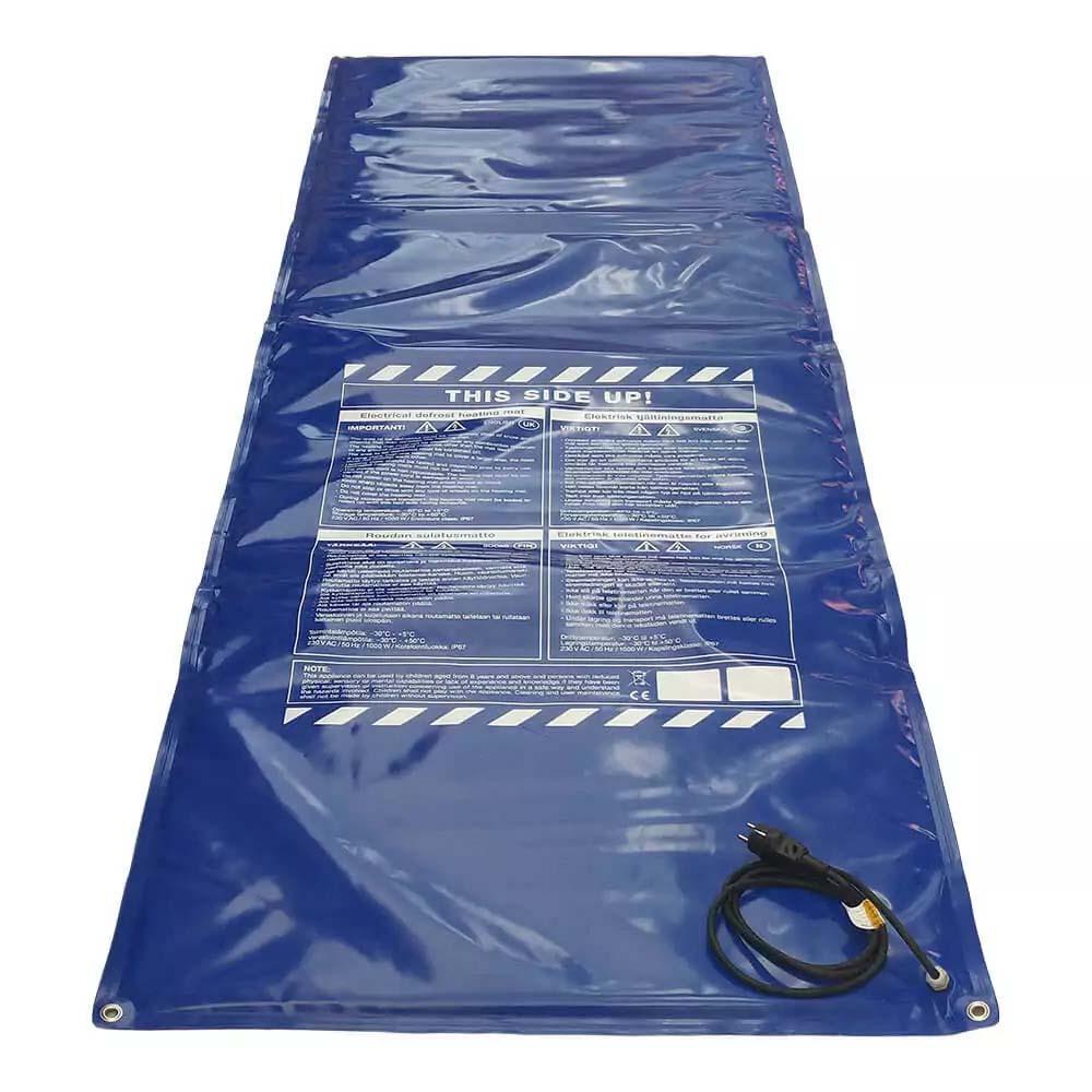 Frostschutzdecke/Bodenauftaudecke, 70 °C, 230V, 1050W, 3000x1000mm, mit 230V Schuko-Stecker und 3m Kabel