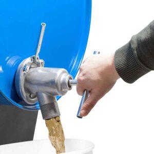 Fass-Sicherheitsventil, 2″ Gewinde Fasstrichter, Fasshähne und Abfüllbehälter Produktbild Fasswerkzeug aus rostfreiem Stahl und Aluminium zum Entleeren und Befüllen von Stahlfässern mit 2" Spundloch