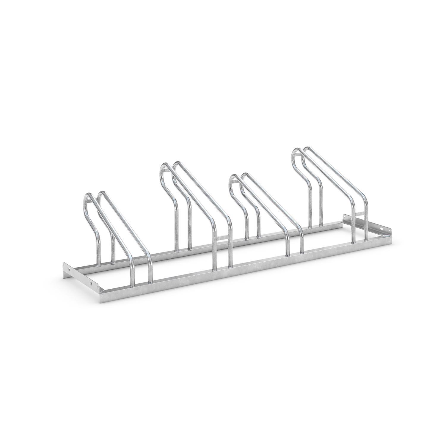 Fahrradparker Fahrrad-Reihenparker Fahrradständer Bügelparker 1000, 4 Radstände