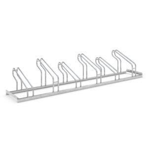 Fahrradparker Fahrrad-Reihenparker Fahrradständer Bügelparker 1000, 6 Radstände