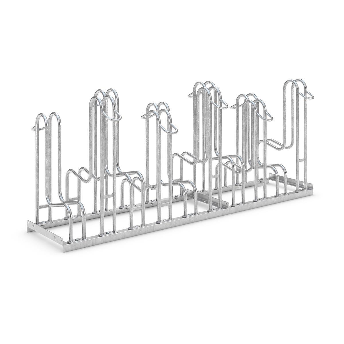Fahrradparker Fahrrad-Reihenständer 4000, doppelseitig 10 Radstände