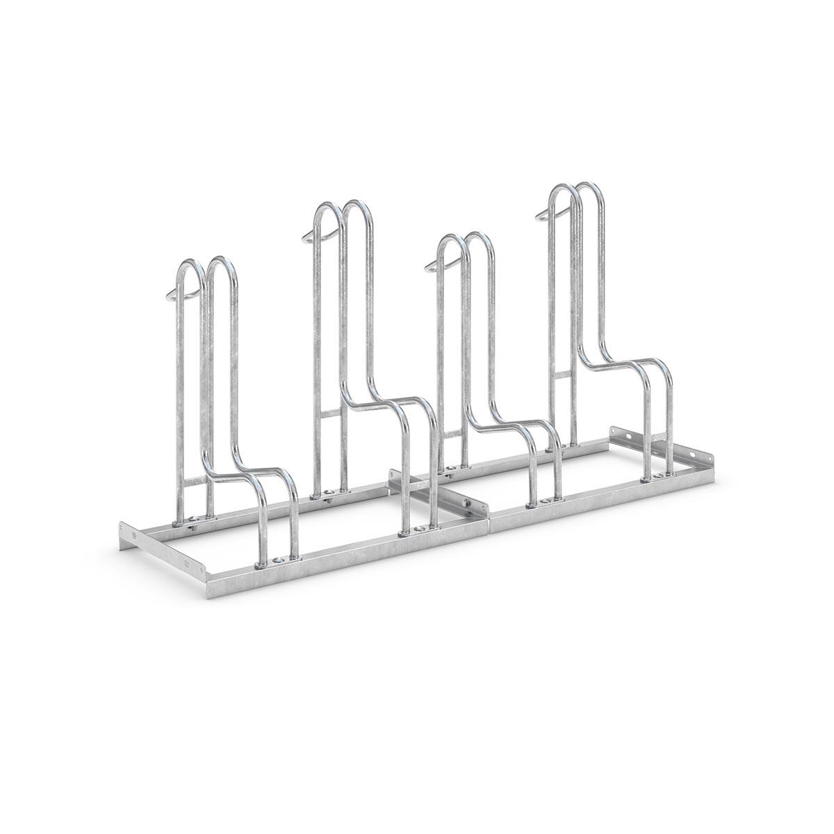 Fahrradparker Fahrrad-Reihenständer 4000, einseitig, 4 Radstände