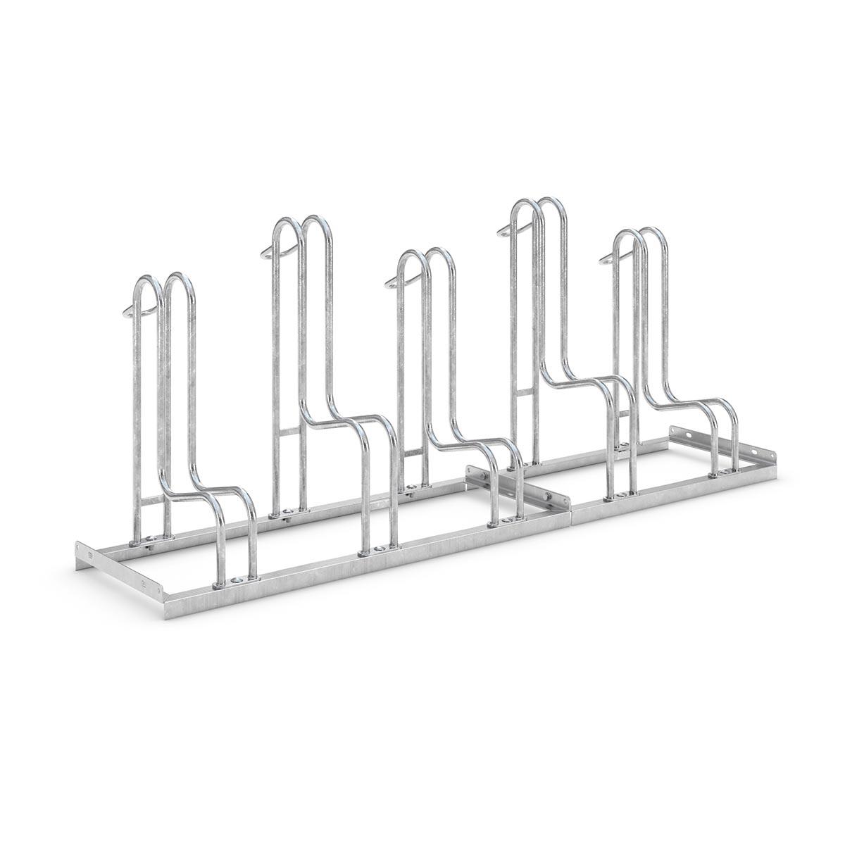 Fahrradparker Fahrrad-Reihenständer 4000, einseitig, 5 Radstände