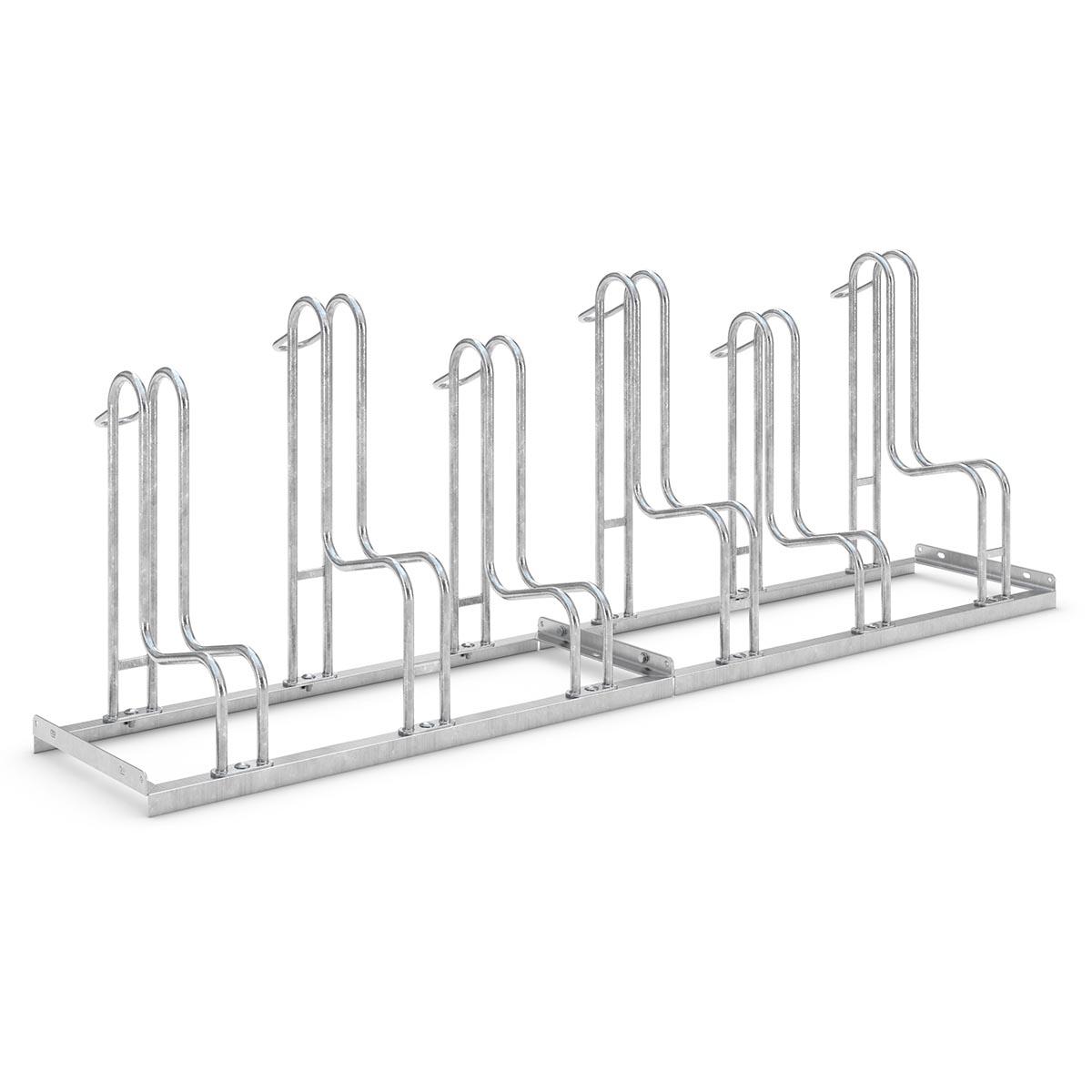 Fahrradparker Fahrrad-Reihenständer 4000, einseitig, 6 Radstände