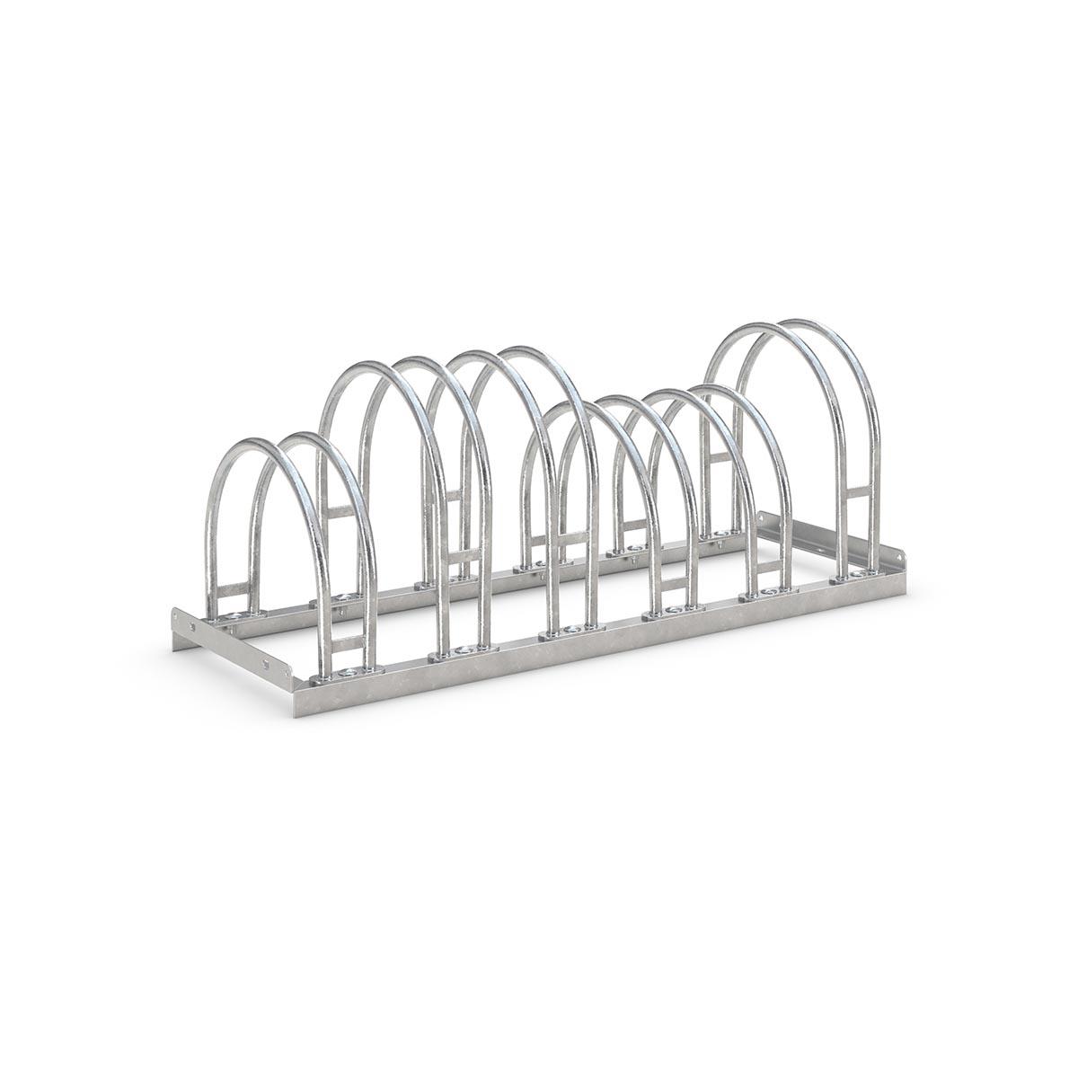 Fahrradparker Fahrrad-Reihenständer 5000, doppelseitig, 6 Radstände