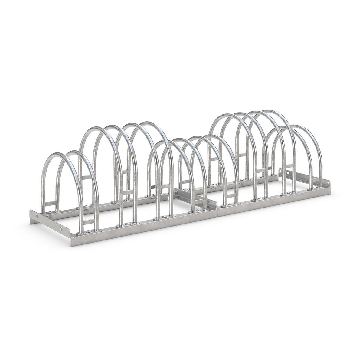 Fahrradparker Fahrrad-Reihenständer 5000, doppelseitig, 8 Radstände