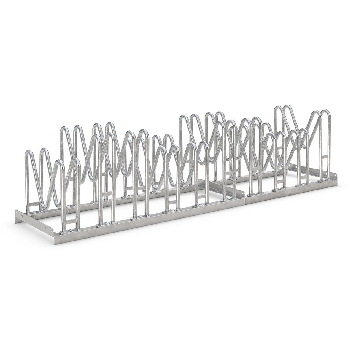 Fahrradparker Fahrrad-Reihenständer 8000, doppelseitig 10 Radstände