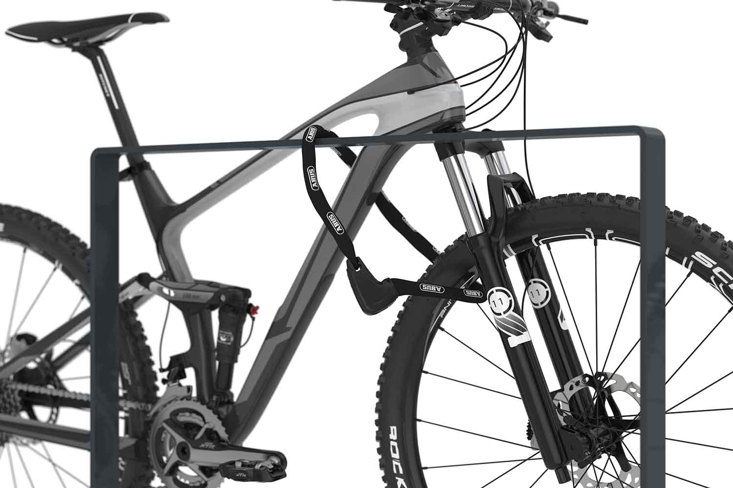 Fahrradparker Fahrradanlehnbügel und Absperrbügel 9600