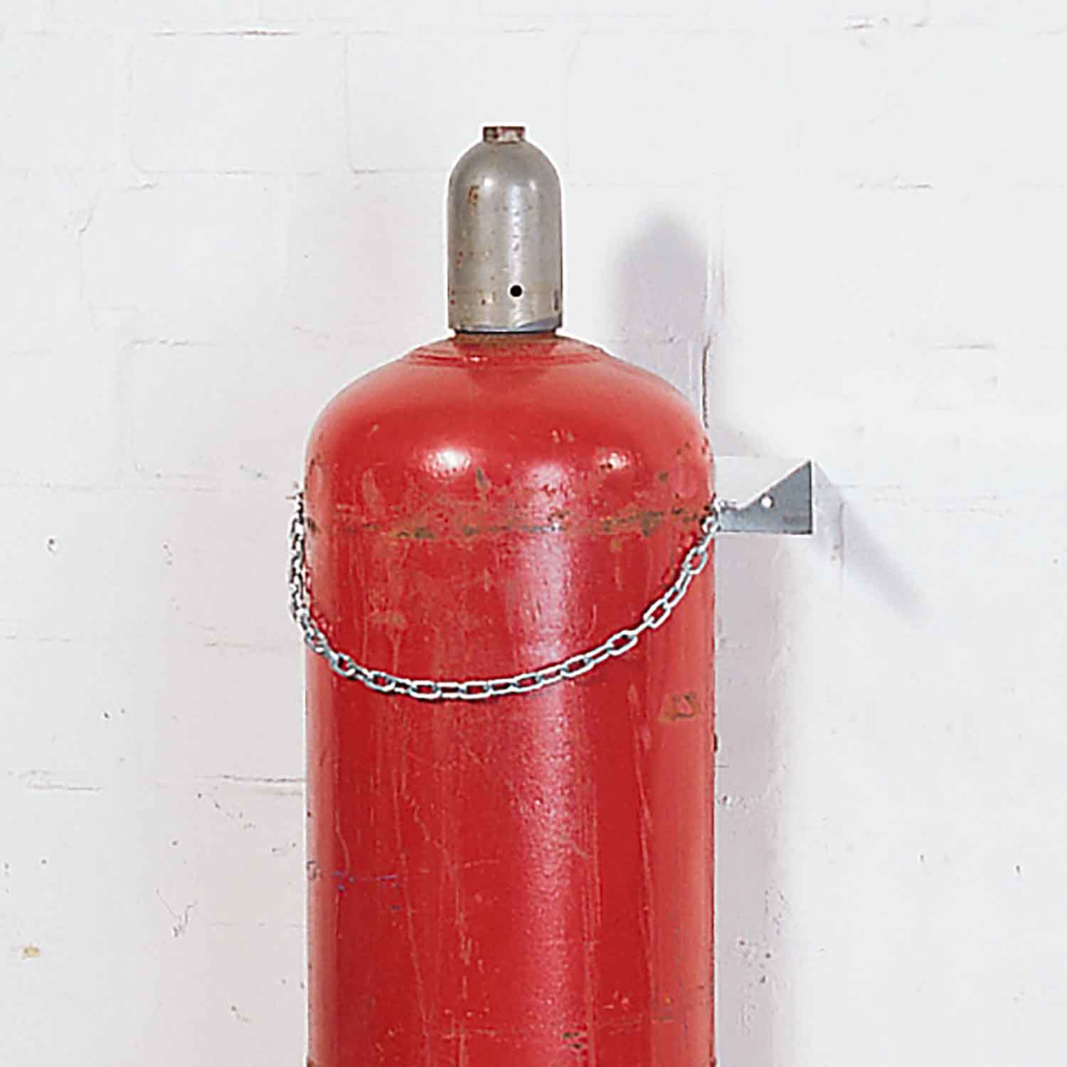 Gasflaschen-Wandhalterung aus Stahl für 1 Gasflasche Ø 320 mm