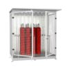 Gasflaschenschrank für 24 Gasflaschen Ø 220 mm, Außenaufstellung