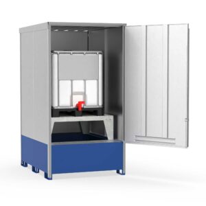 Gefahrstoffdepot GD-1000 für 1 x 1000 l IBC, Auffangvolumen 1000 l Gefahrstoffdepot GD-1000 für 1 x 1000 l IBC, Auffangvolumen 1000 l (2)