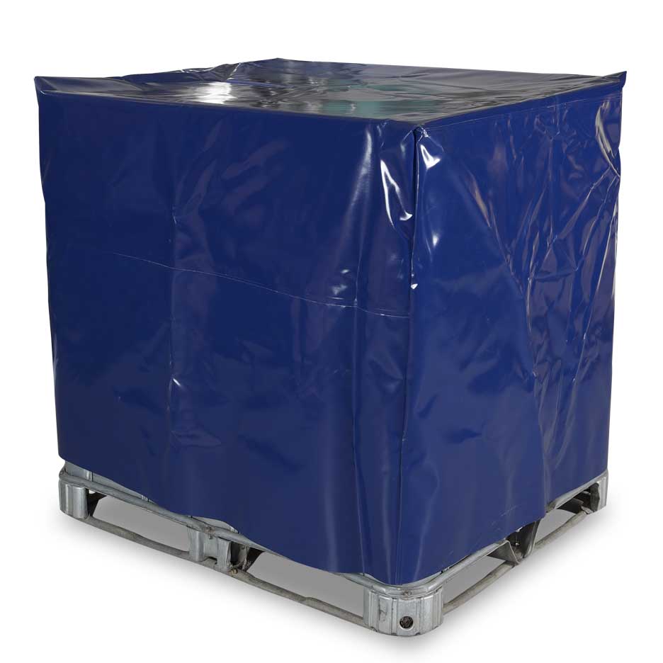 Wasserdichte Abdeckhaube aus PVC für IBC-Container