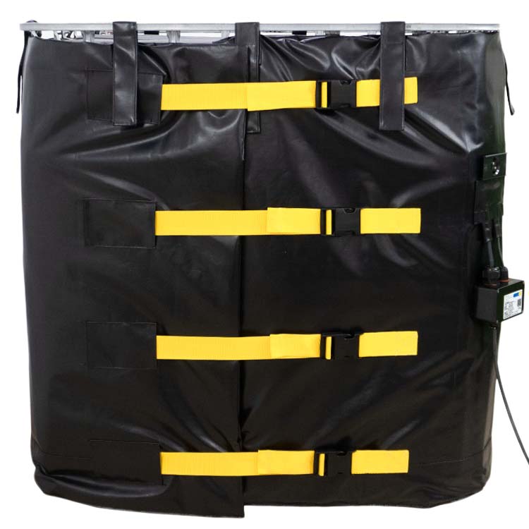 IBC-Heizung ATEX Typ LB für 1000 l IBCs, 65 °C, Plug-and-Play (keine ext. Steuerung notwendig)