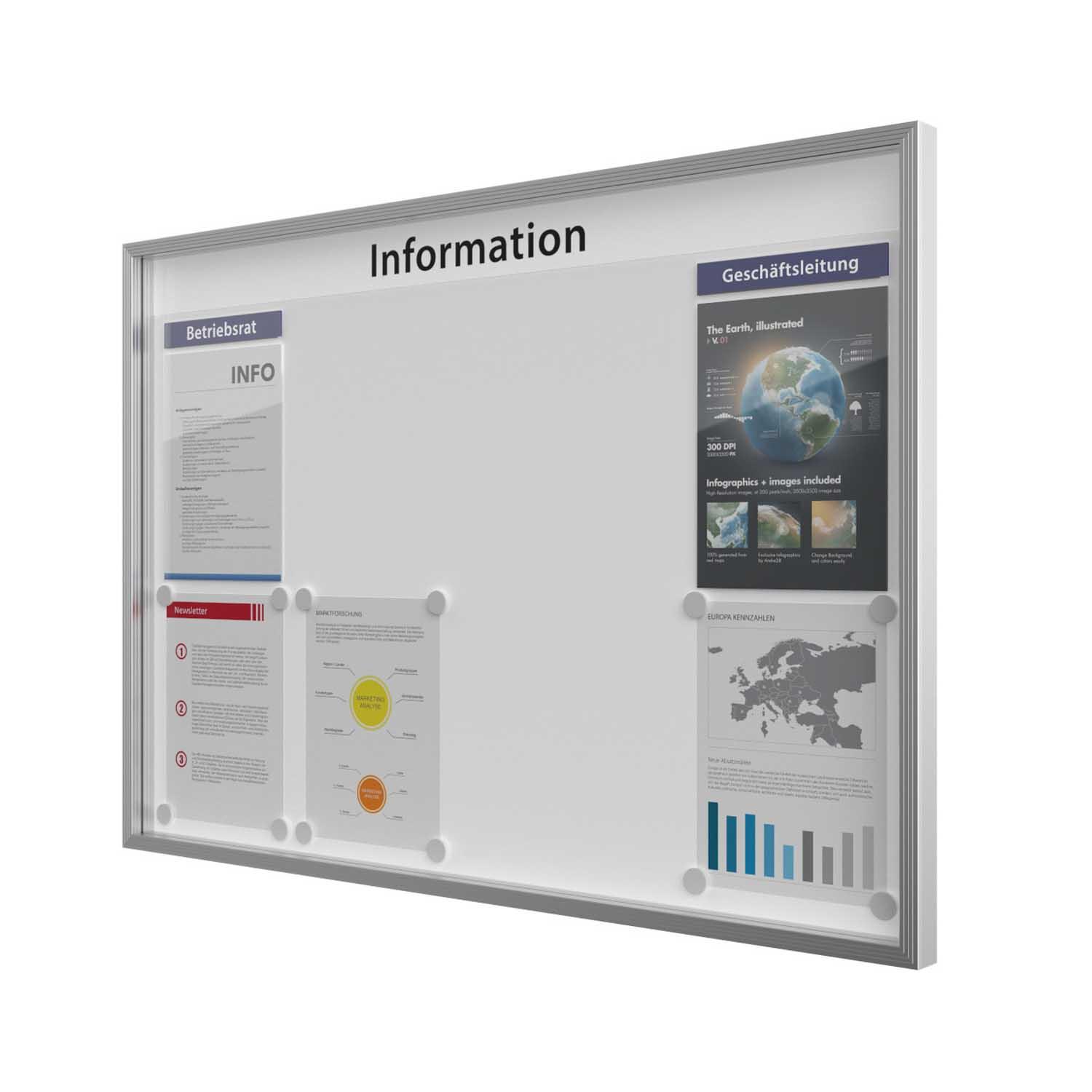 Infotafel STAR aus Aluminium, magnethaftend