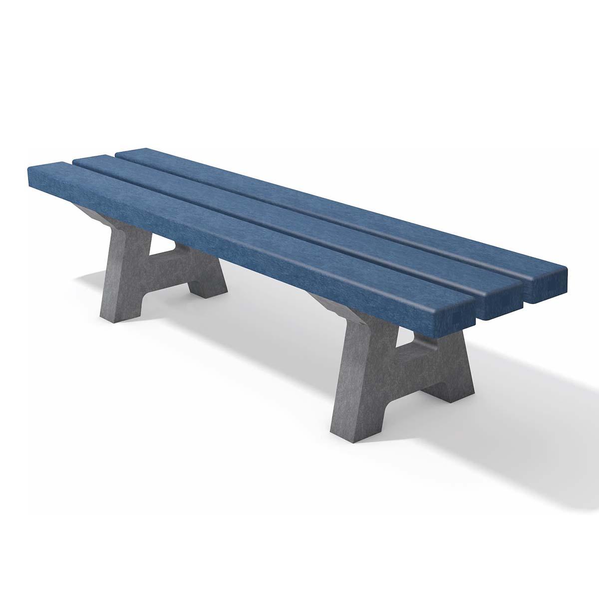 Kinderbank CANETTI aus Recycling-Kunststoff, ohne Rückenlehne, Breite 1500 mm, 3-Sitzer Kinderbank Produktbild Kinderbank CANETTI aus Recycling-Kunststoff, ohne Rückenlehne, Breite 1500 mm, 3-Sitzer